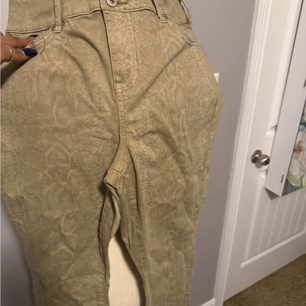 Torrid Tan Snake Print leggings